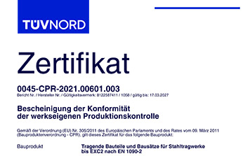 TÜV Nord Produktionskontrolle